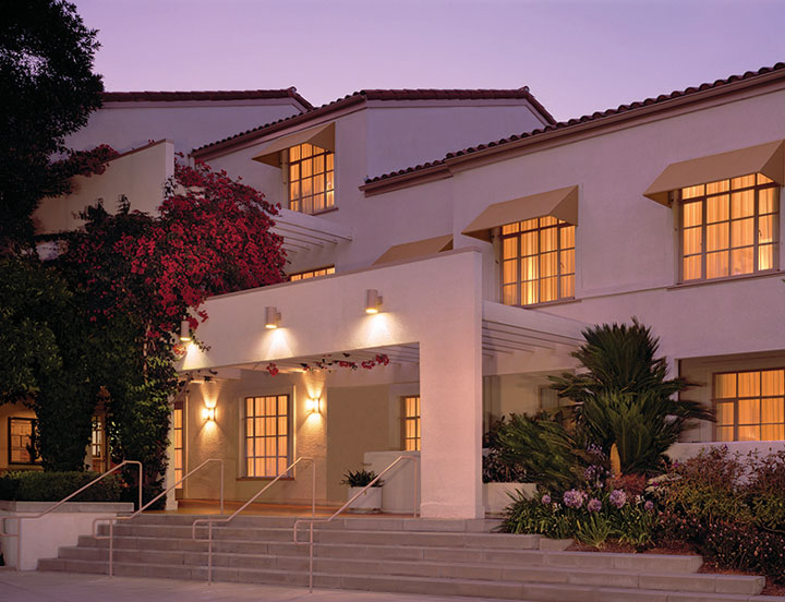 UCLA Guest House at Night